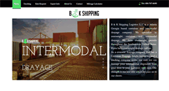 Desktop Screenshot of bkshippinglogistics.com
